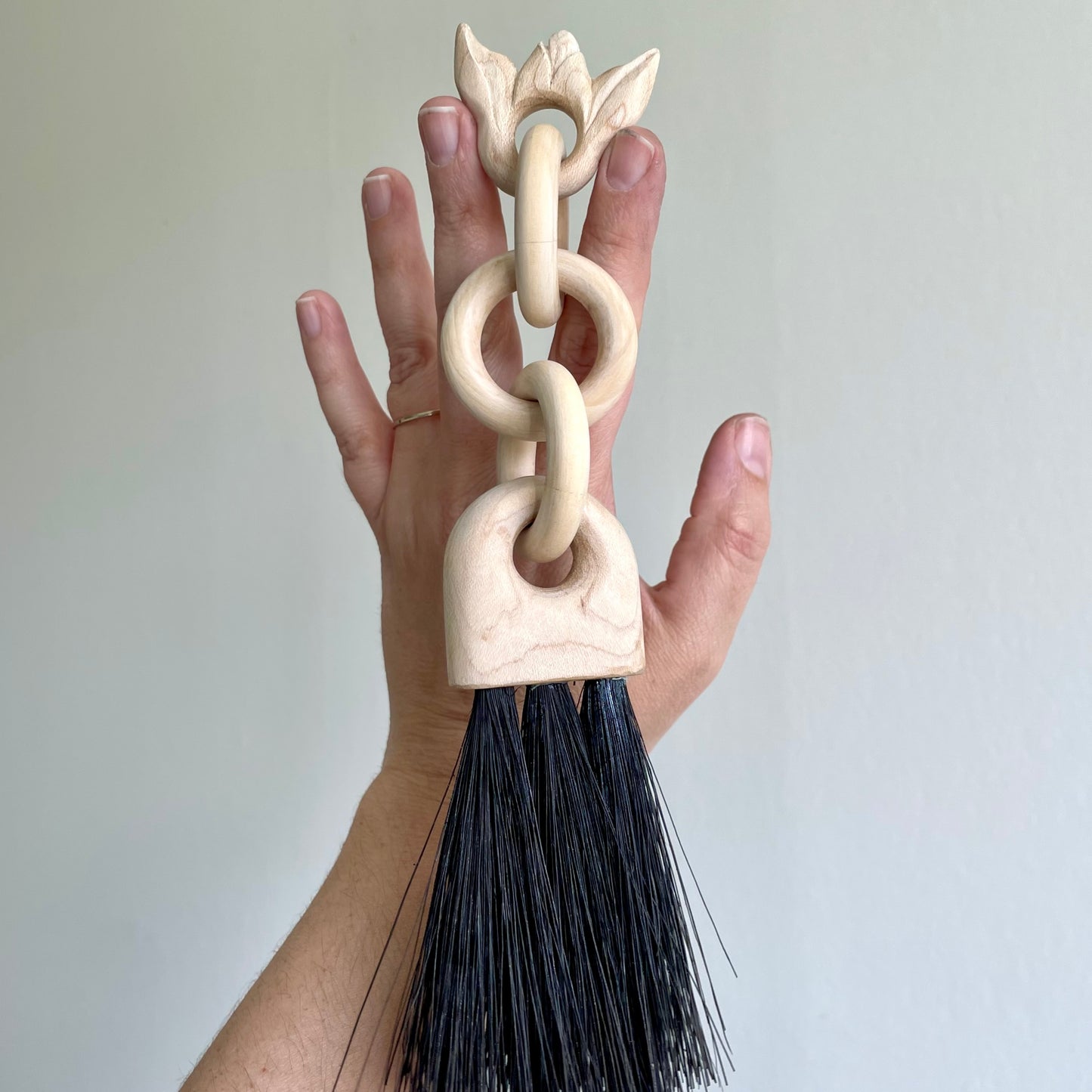 Maple Brush with Chain Handle