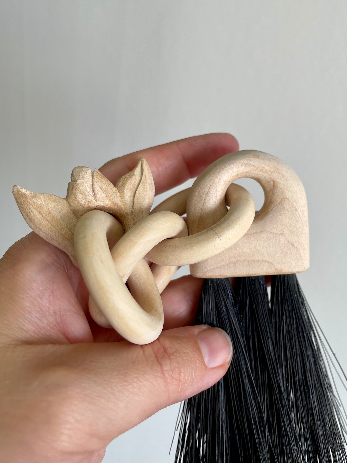 Maple Brush with Chain Handle