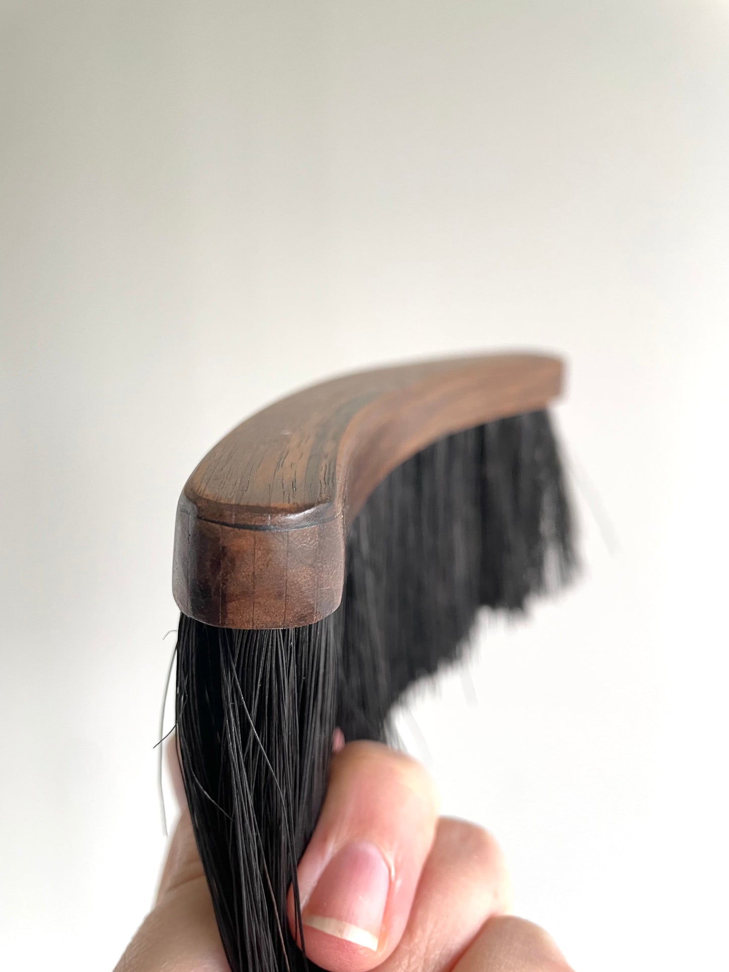 Curved Walnut Brush