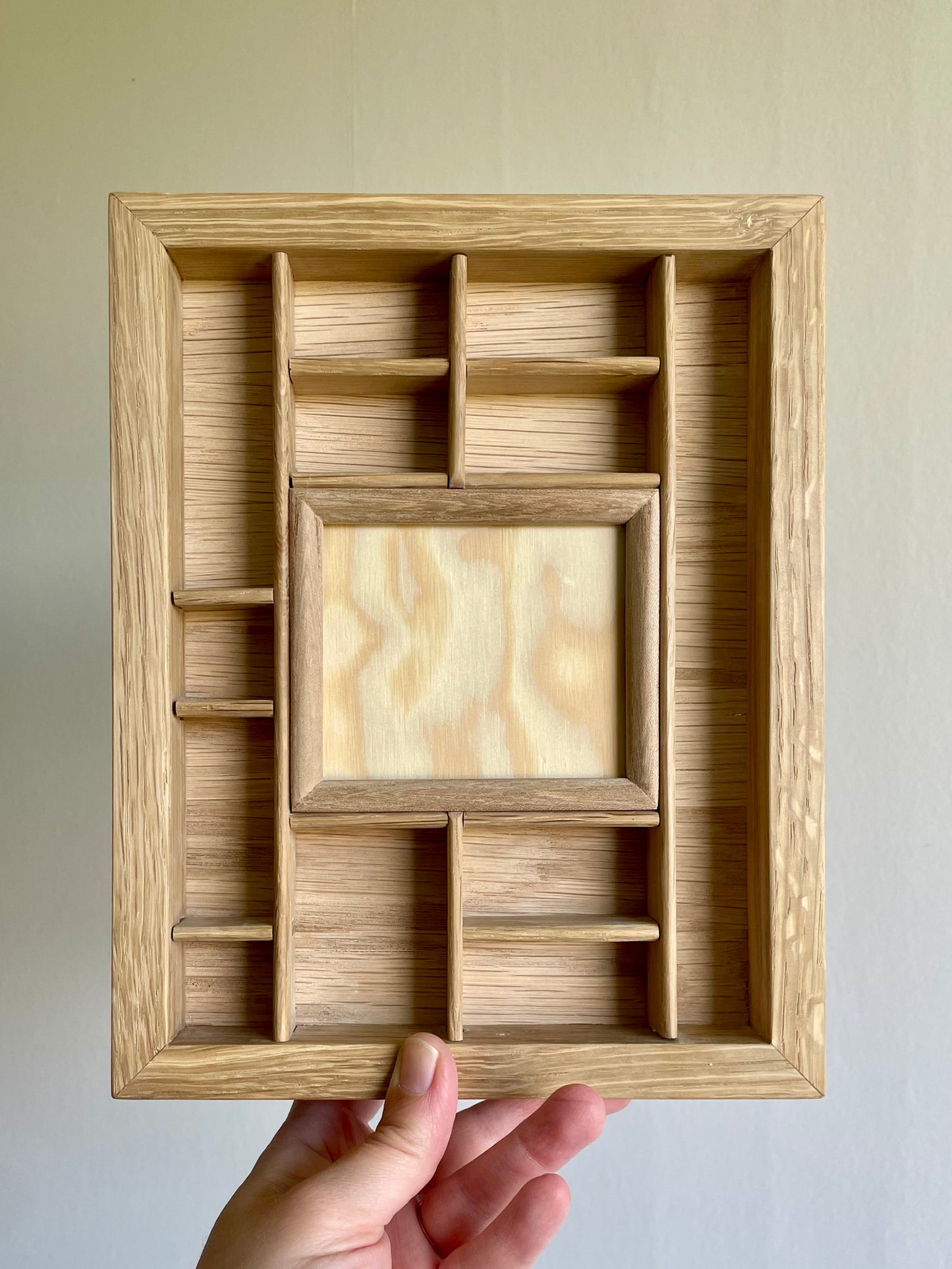 Curio Cabinet with Picture Frame