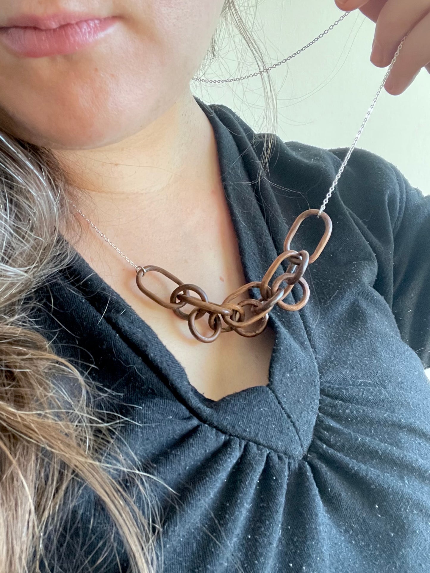 Twelve-Link Chain in Walnut
