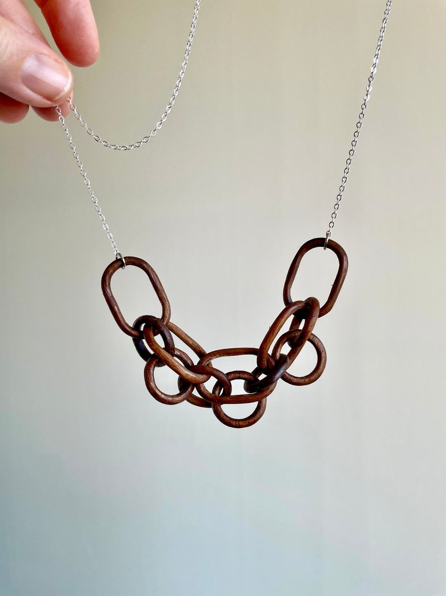 Twelve-Link Chain in Walnut