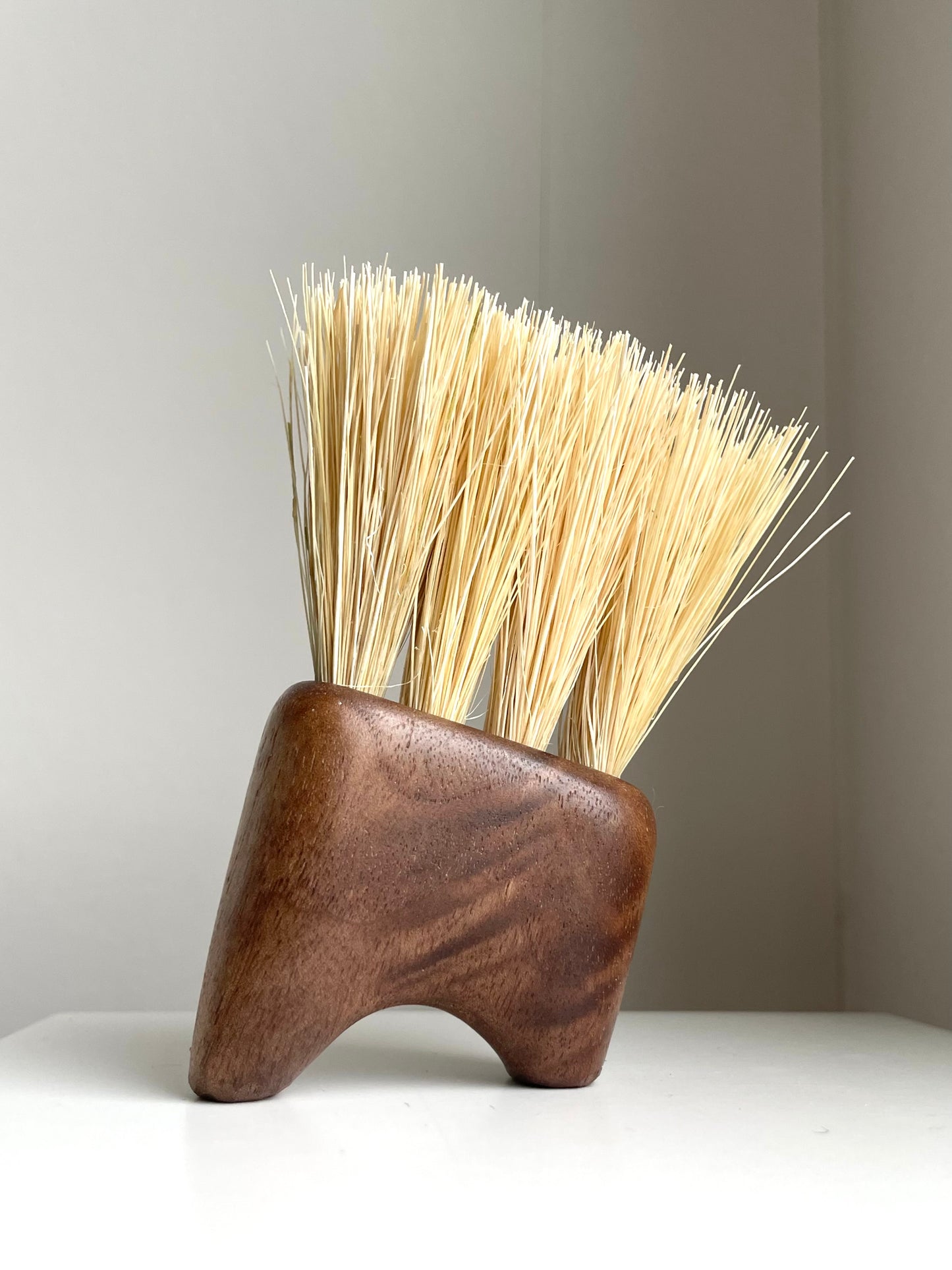 Walnut Brush with Feet