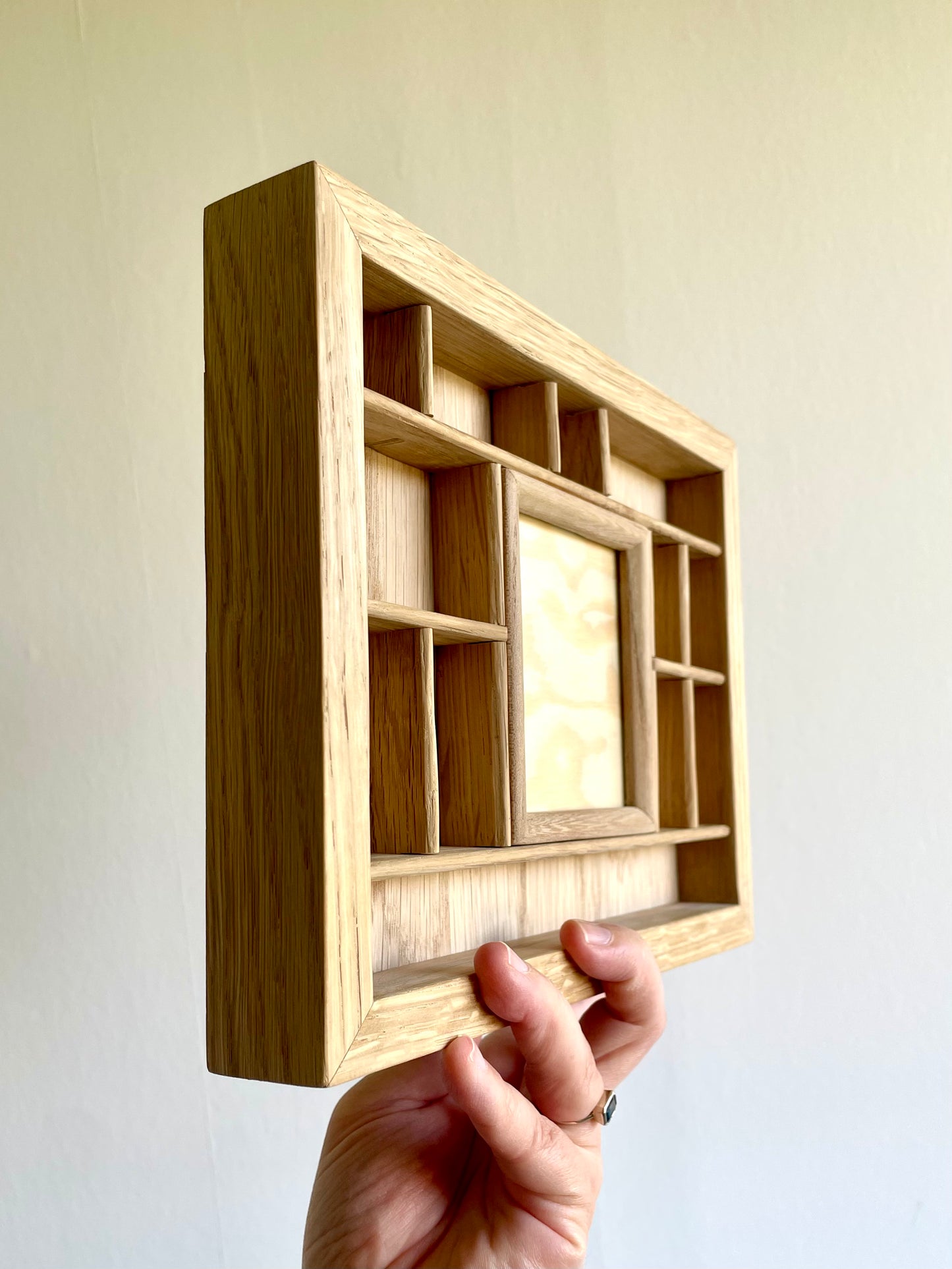 Curio Cabinet with Picture Frame