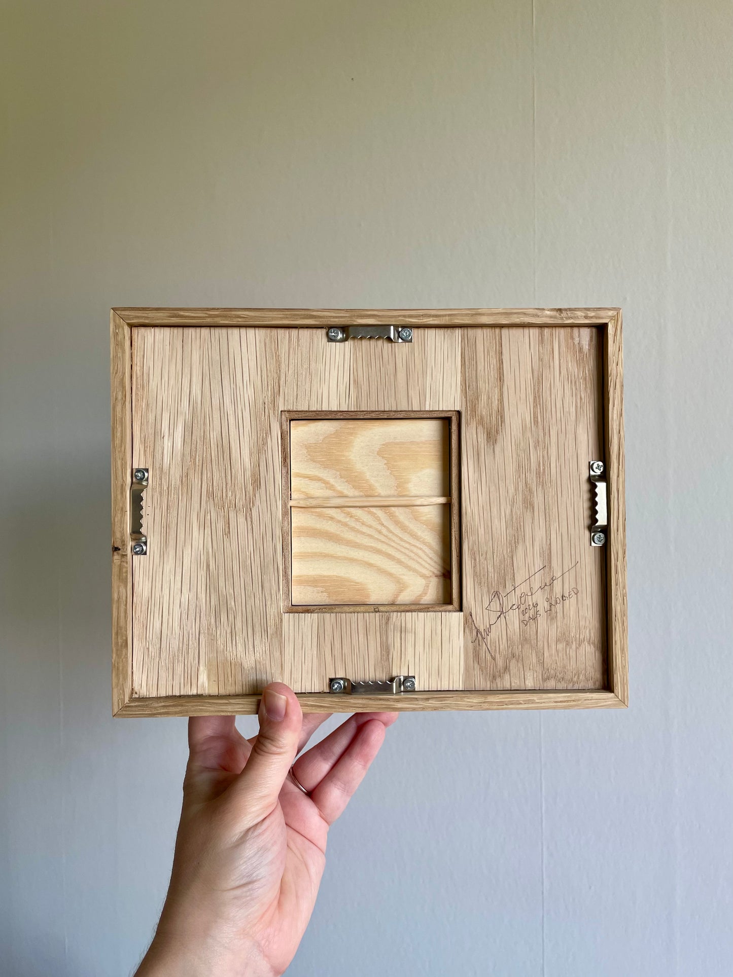 Curio Cabinet with Picture Frame