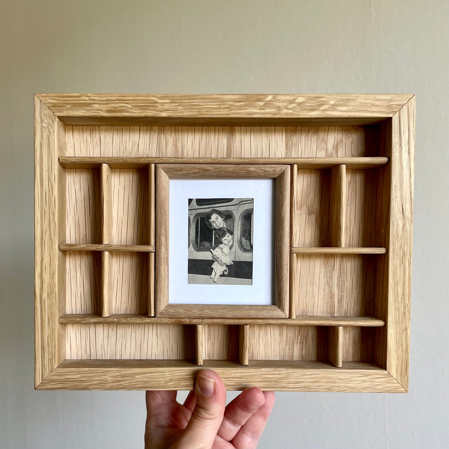 Curio Cabinet with Picture Frame