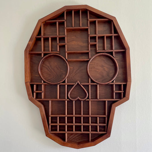 Skull-Shaped Curiosity Cabinet