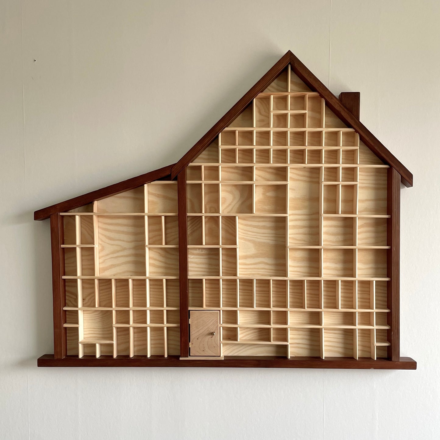 House-Shaped Curiosity Cabinet