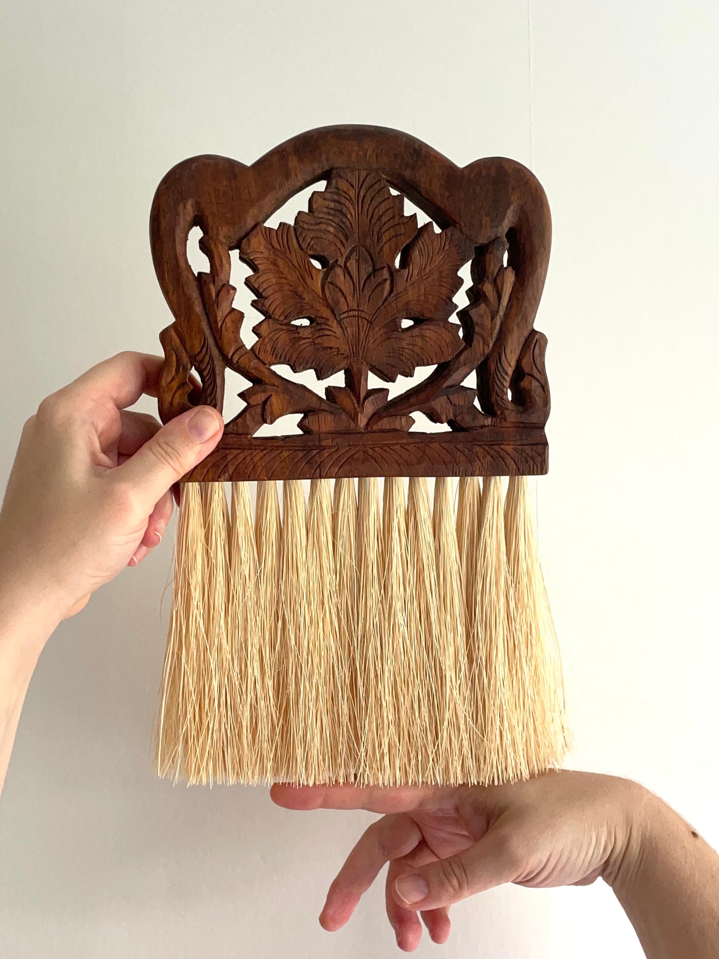 Teak Sweeping Brush