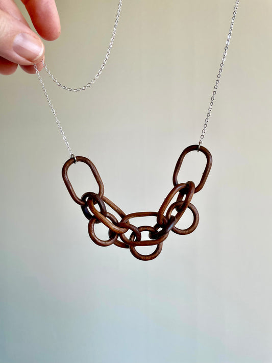 Twelve-Link Chain in Walnut