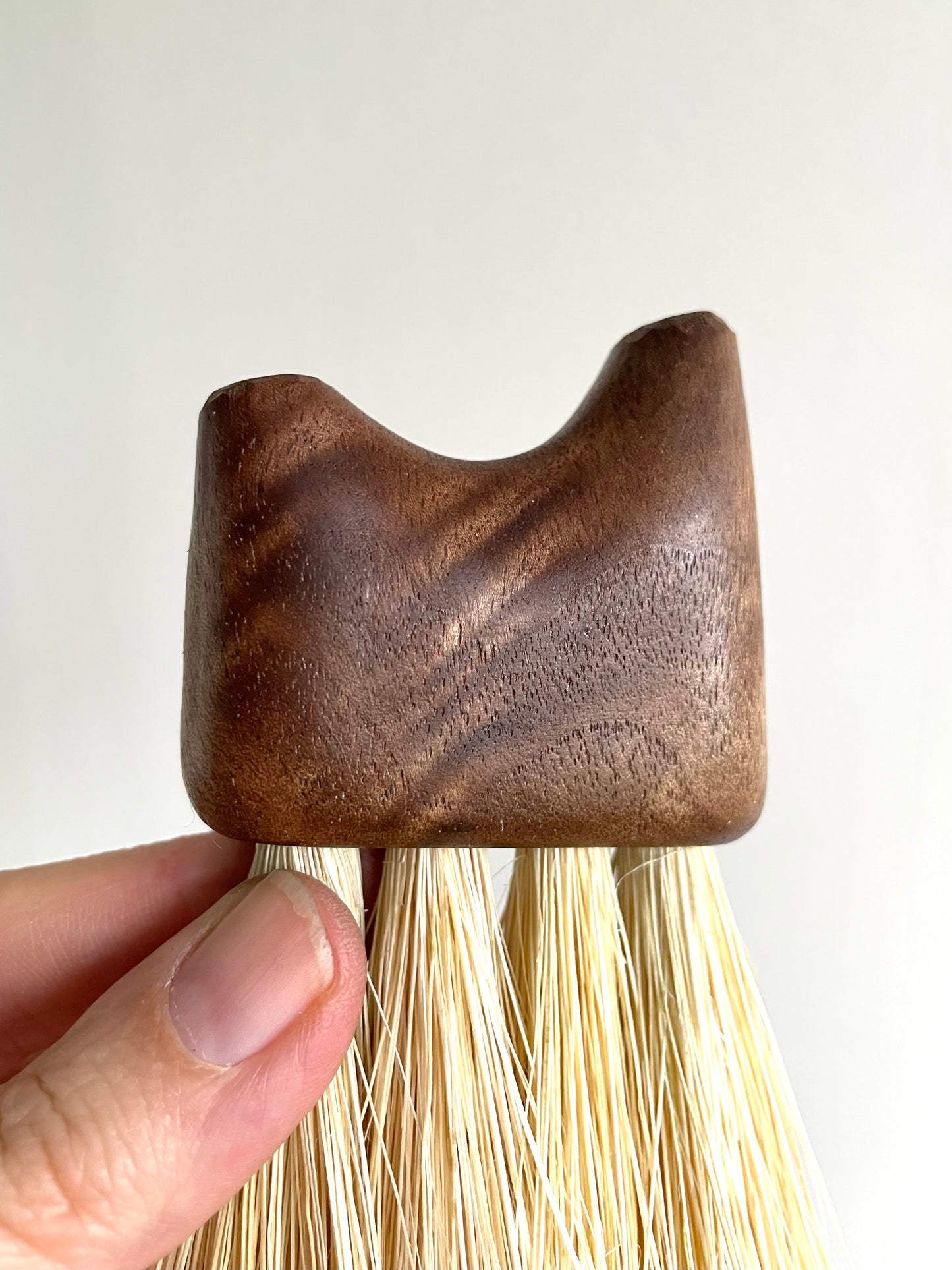 Walnut Brush with Feet